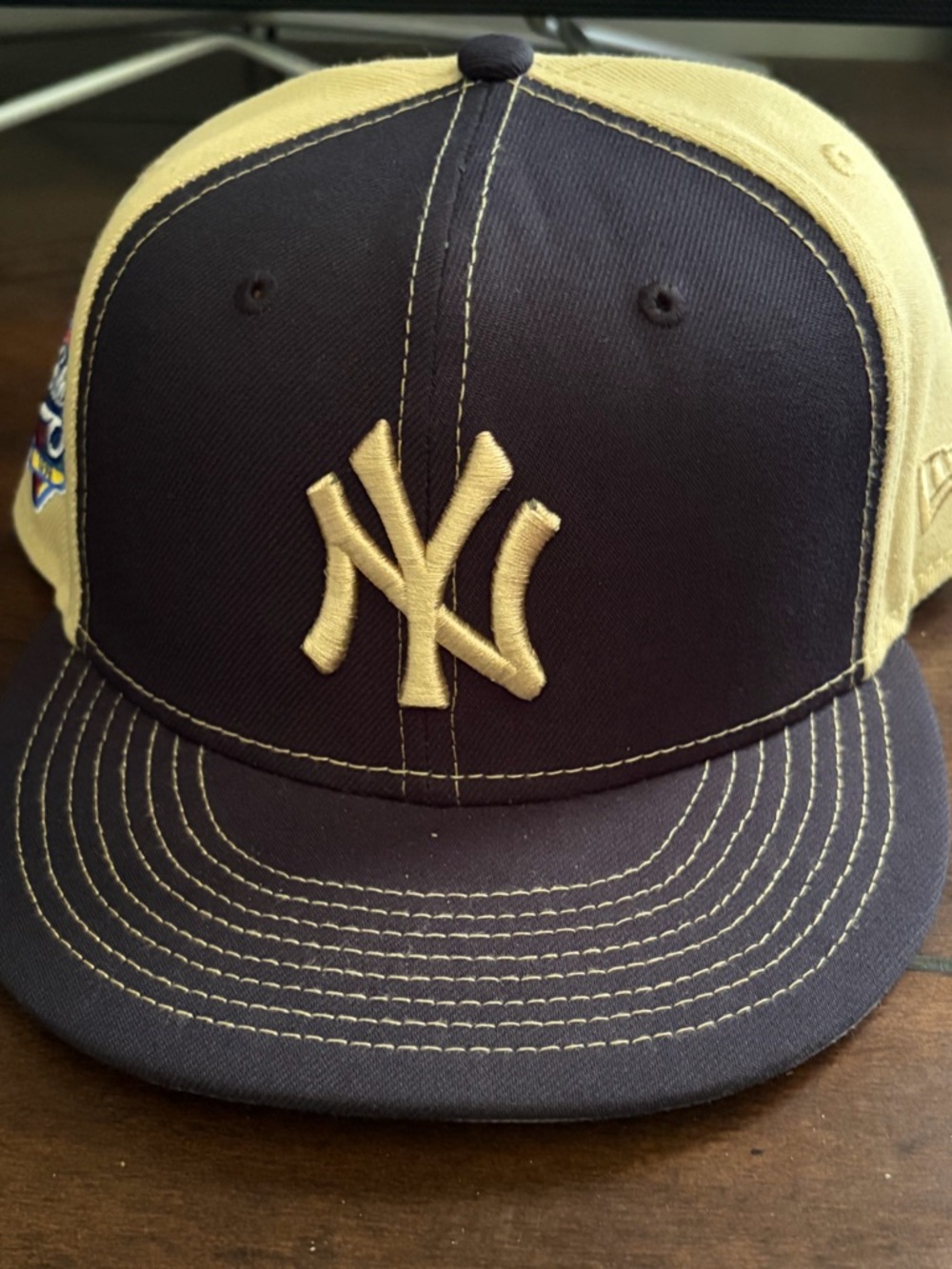 New Era New York Yankees Navy and Gold Fitted Cap